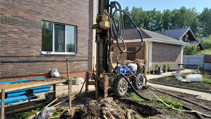 Бурение скважин малогабаритной установкой